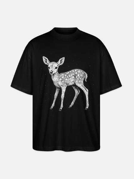 Faon - T-shirt bio Blaster 2.0 coupe oversize Stanley/Stella Unisexe - noir