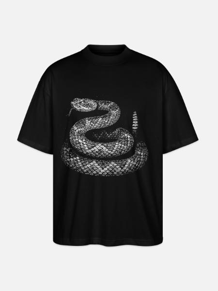 Snake - Stanley/Stella Oversized Unisex Organic T-shirt Blaster 2.0 - black