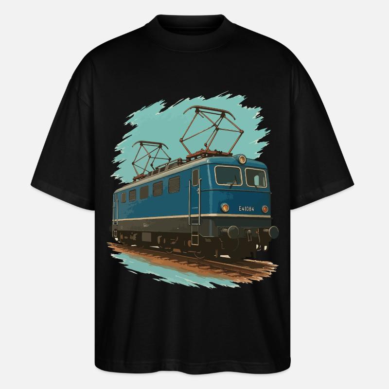 Électricité sur acier – E-Lok Power - T-shirt bio Blaster 2.0 coupe oversize Stanley/Stella Unisexe - noir
