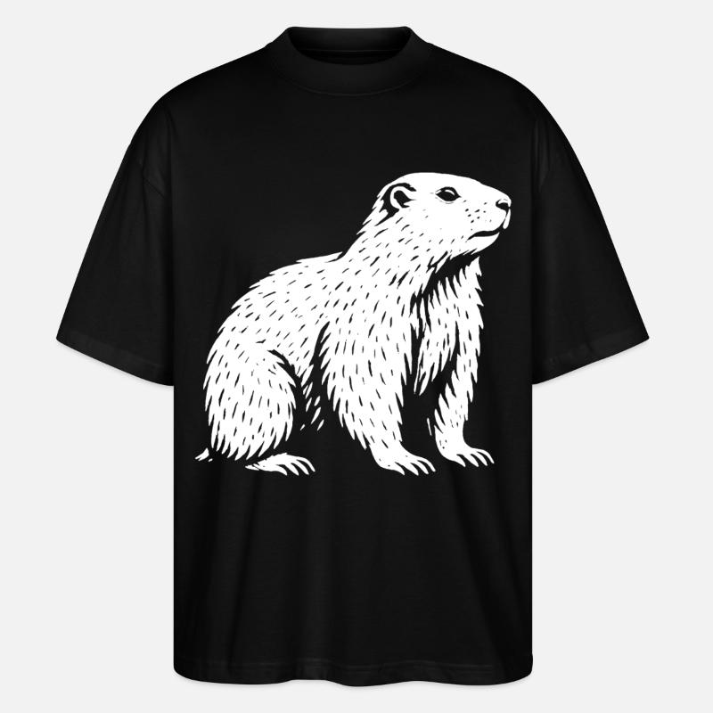 Roi de la Tranquillité Alpine - T-shirt bio Blaster 2.0 coupe oversize Stanley/Stella Unisexe - noir