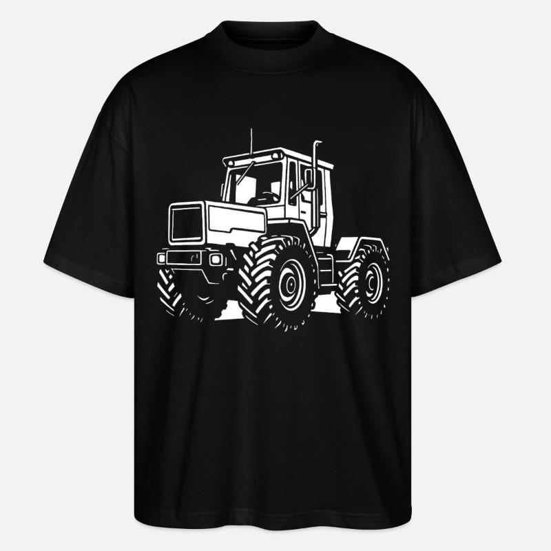 Kraft am Hang - Stanley/Stella Oversized Unisex Bio T-Shirt Blaster 2.0 - Schwarz