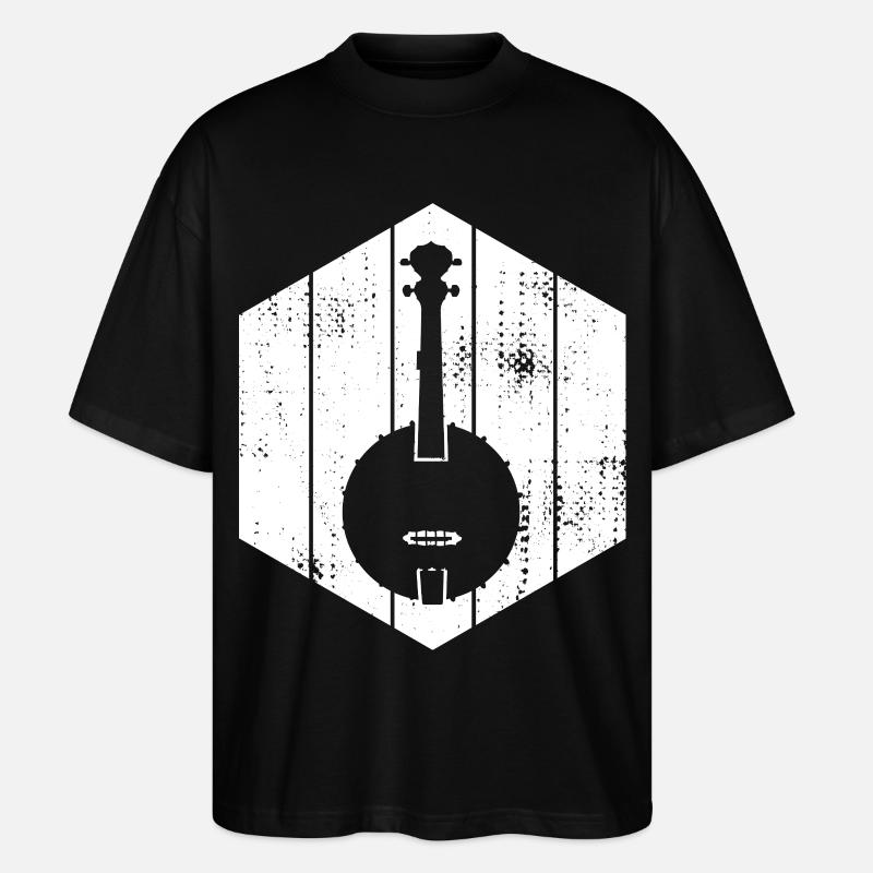 Banjo - Stanley/Stella Oversized Unisex Bio T-Shirt Blaster 2.0 - Schwarz