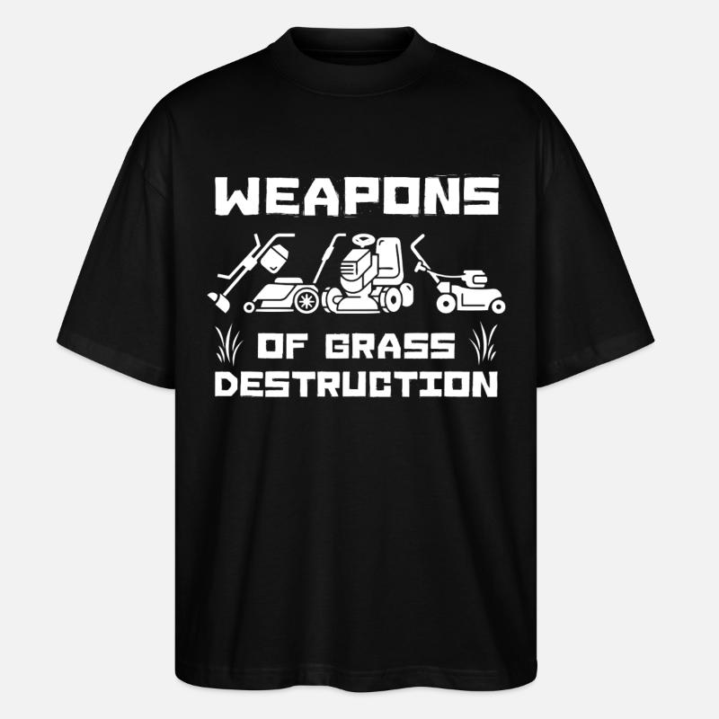Rasen-Rambo - Stanley/Stella Oversized Unisex Bio T-Shirt Blaster 2.0 - Schwarz