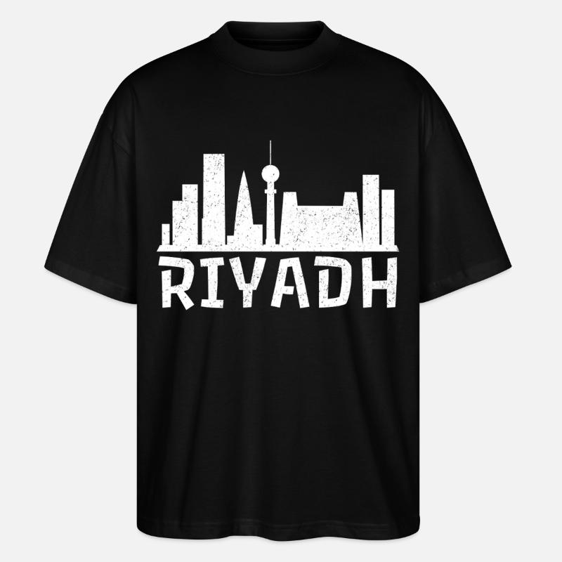 Horizon de Riyad Bold - T-shirt bio Blaster 2.0 coupe oversize Stanley/Stella Unisexe - noir