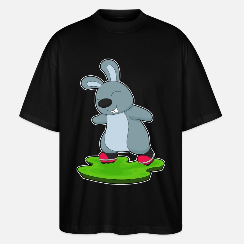 Hase Inline skating Inline skates - Stanley/Stella Oversized Unisex Bio T-Shirt Blaster 2.0 - Schwarz