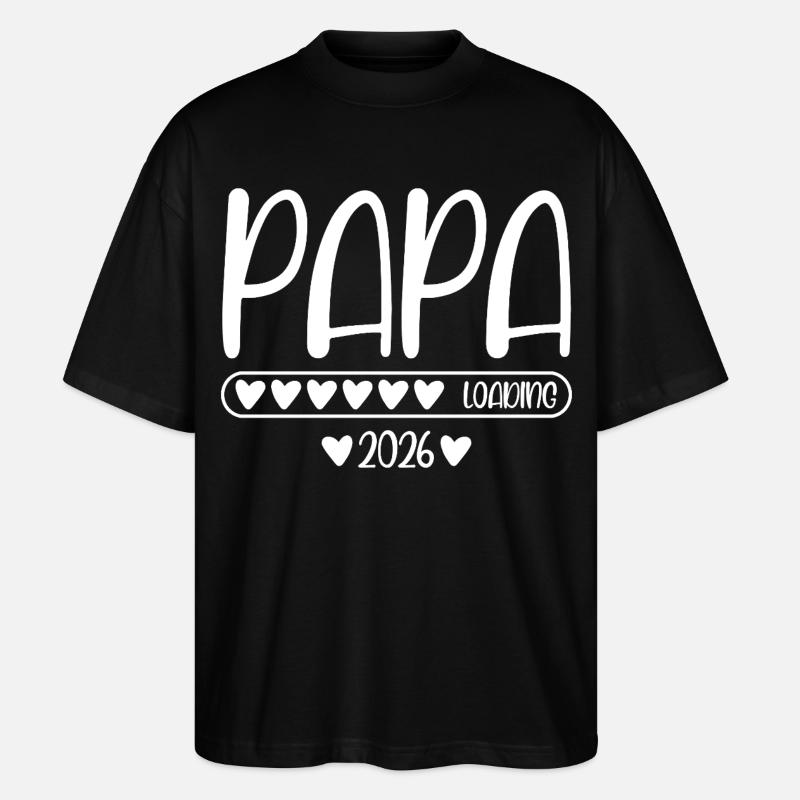 Papa 2026 loading - Stanley/Stella Oversized Unisex Bio T-Shirt Blaster 2.0 - Schwarz