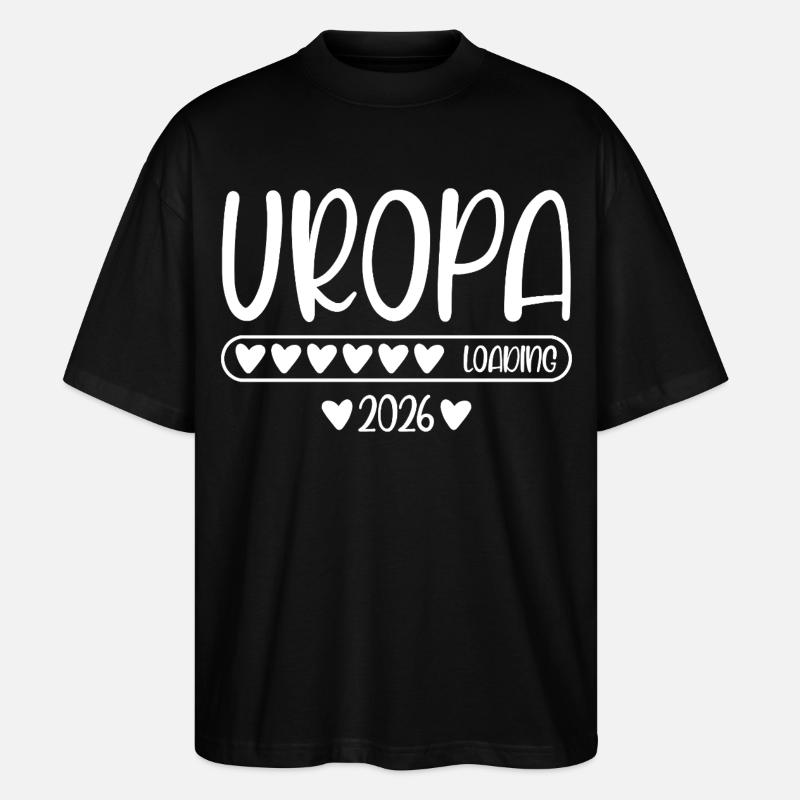Uropa 2026 loading - Stanley/Stella Oversized Unisex Bio T-Shirt Blaster 2.0 - Schwarz