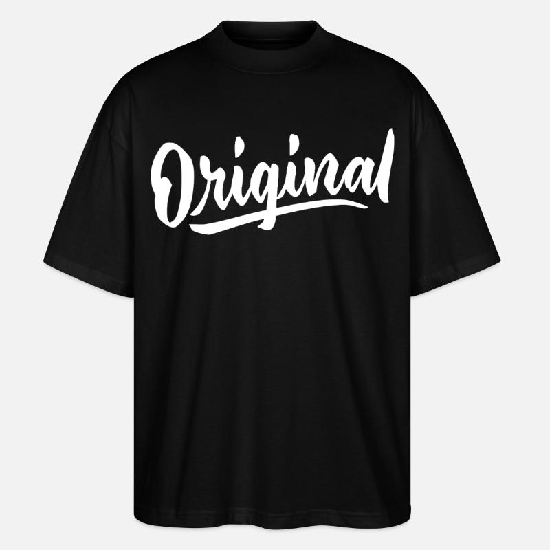 Langue source - T-shirt bio Blaster 2.0 coupe oversize Stanley/Stella Unisexe - noir