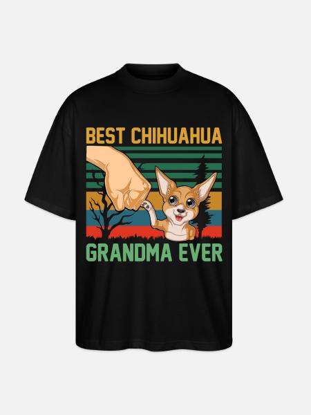 Chihuahua - T-shirt bio Blaster 2.0 coupe oversize Stanley/Stella Unisexe - noir