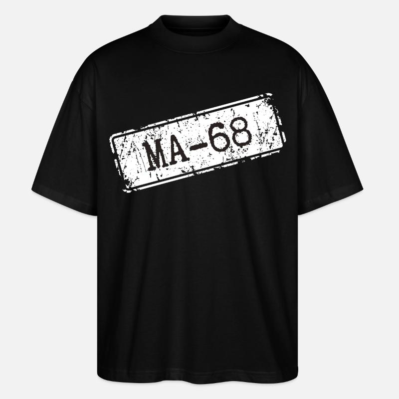 Mannheim 68 - Stanley/Stella Oversized Unisex Bio T-Shirt Blaster 2.0 - Schwarz