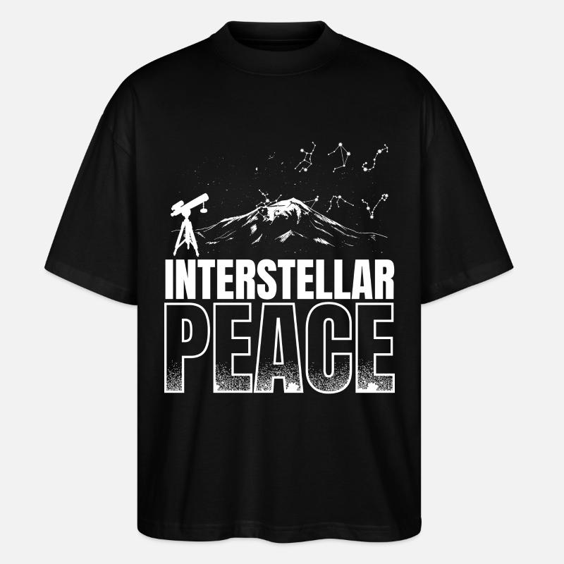 Astronom Sterngucker Stargazer - Stanley/Stella Oversized Unisex Bio T-Shirt Blaster 2.0 - Schwarz