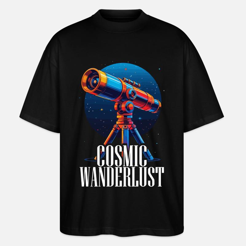 Astronom Sterngucker Stargazer - Stanley/Stella Oversized Unisex Bio T-Shirt Blaster 2.0 - Schwarz