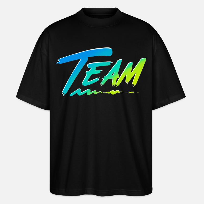 Team - Stanley/Stella Oversized Unisex Bio T-Shirt Blaster 2.0 - Schwarz