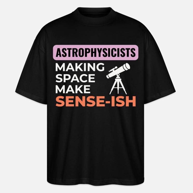 Science de l’espace Humour Design - T-shirt bio Blaster 2.0 coupe oversize Stanley/Stella Unisexe - noir