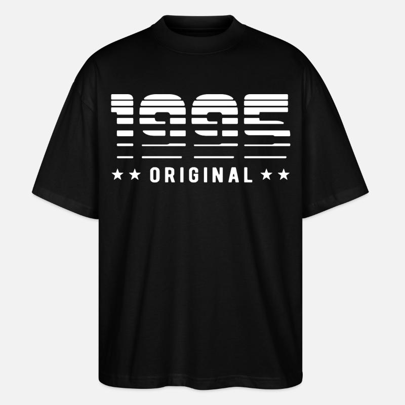 Original 1995 Édition Limitée - Anniversaire - T-shirt bio Blaster 2.0 coupe oversize Stanley/Stella Unisexe - noir