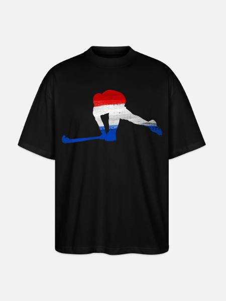 Hockey Netherlands - Stanley/Stella Oversized Unisex Organic T-shirt Blaster 2.0 - black