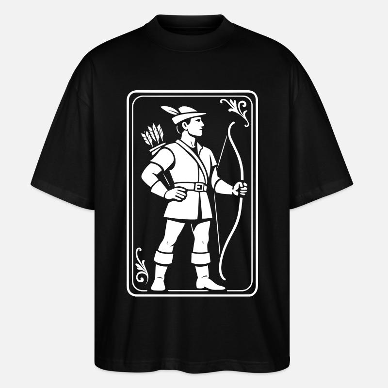 Archery Archer Classic Archer - Stanley/Stella Oversized Unisex Organic T-shirt Blaster 2.0 - black