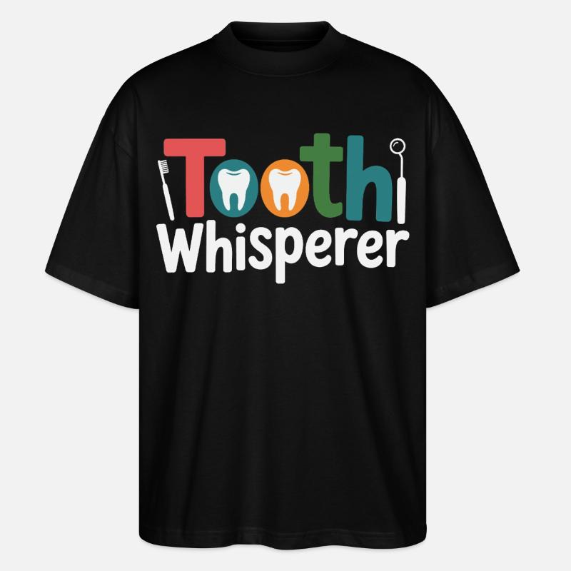 Zahntechniker Präzisionsarbeit - Stanley/Stella Oversized Unisex Bio T-Shirt Blaster 2.0 - Schwarz