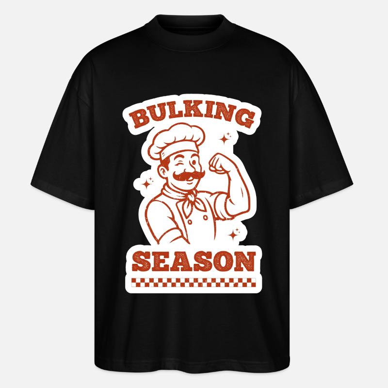 Saison de prise de masse - T-shirt bio Blaster 2.0 coupe oversize Stanley/Stella Unisexe - noir