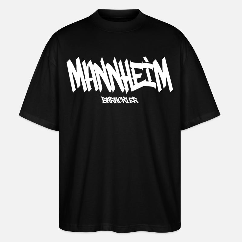 mannheim_barackler - Stanley/Stella Oversized Unisex Bio T-Shirt Blaster 2.0 - Schwarz