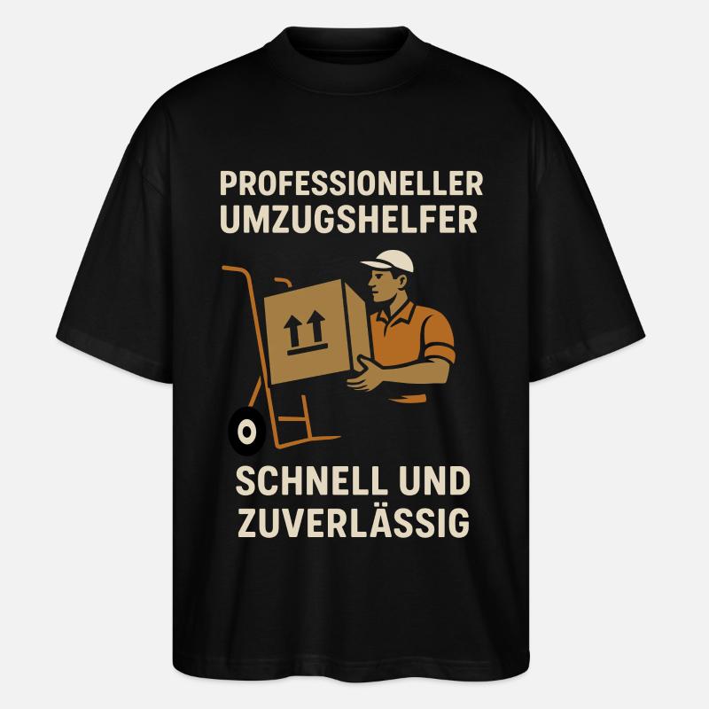 Professional relocation assistance Fast Reliable - Stanley/Stella Oversized Unisex Organic T-shirt Blaster 2.0 - black