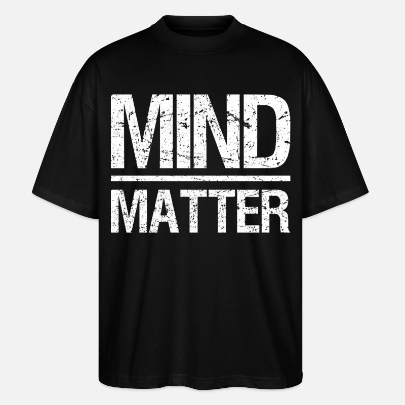 Mind over Matter Motivational - T-shirt bio Blaster 2.0 coupe oversize Stanley/Stella Unisexe - noir