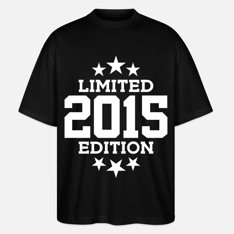 ÉDITION LIMITÉE 2015 11E ANNIVERSAIRE - T-shirt bio Blaster 2.0 coupe oversize Stanley/Stella Unisexe - noir