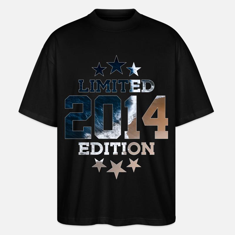 ÉDITION LIMITÉE 2014 12E ANNIVERSAIRE - T-shirt bio Blaster 2.0 coupe oversize Stanley/Stella Unisexe - noir