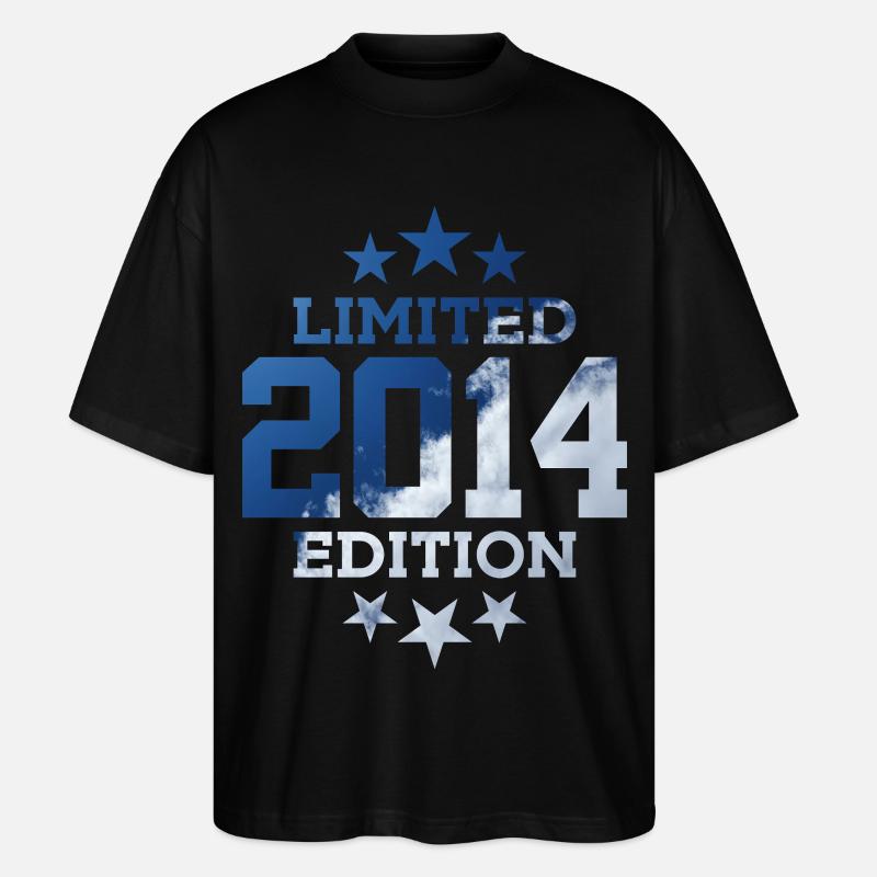 ÉDITION LIMITÉE 2014 12E ANNIVERSAIRE - T-shirt bio Blaster 2.0 coupe oversize Stanley/Stella Unisexe - noir