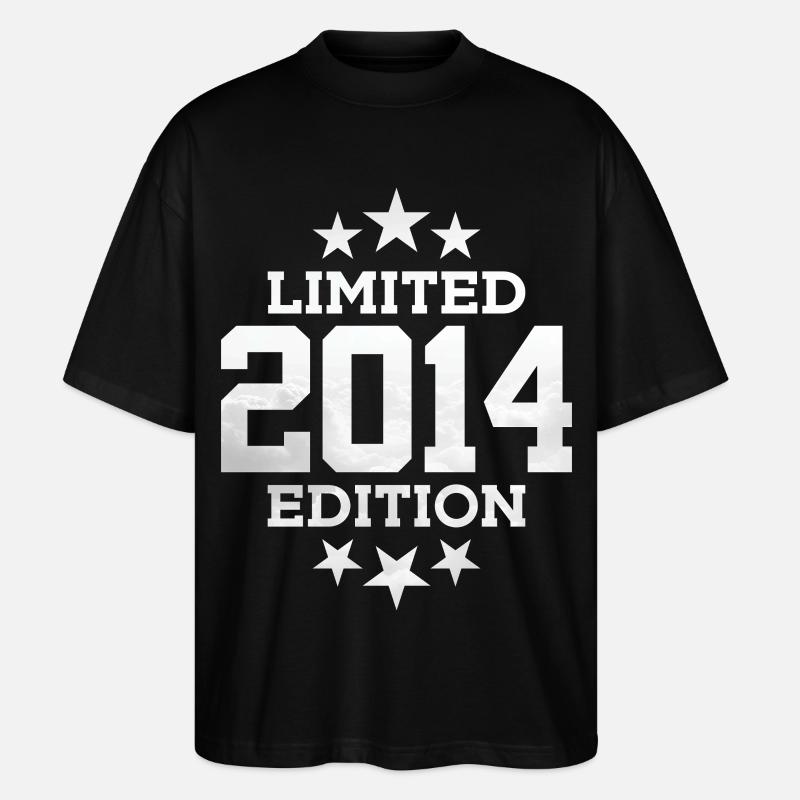 ÉDITION LIMITÉE 2014 12E ANNIVERSAIRE - T-shirt bio Blaster 2.0 coupe oversize Stanley/Stella Unisexe - noir