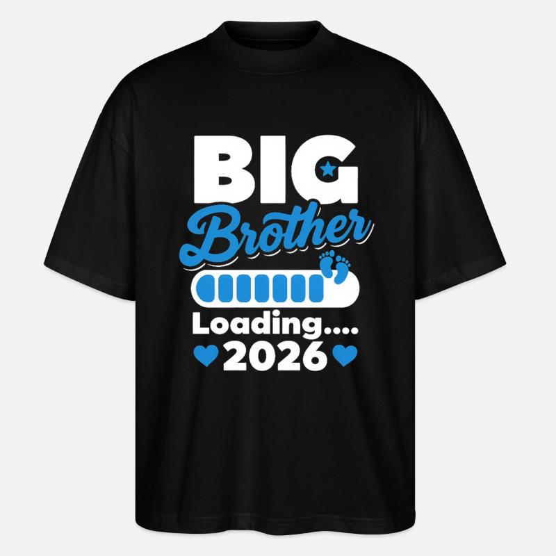 Big Brother Loading 2026 - Stanley/Stella Oversized Unisex Bio T-Shirt Blaster 2.0 - Schwarz