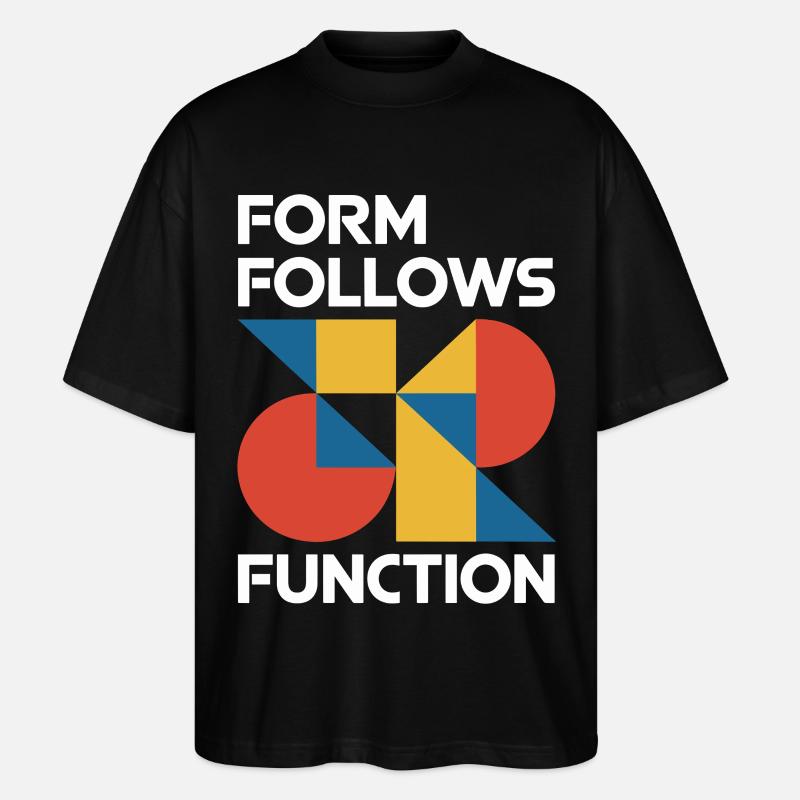 Bauhaus Architecture Architecte - T-shirt bio Blaster 2.0 coupe oversize Stanley/Stella Unisexe - noir