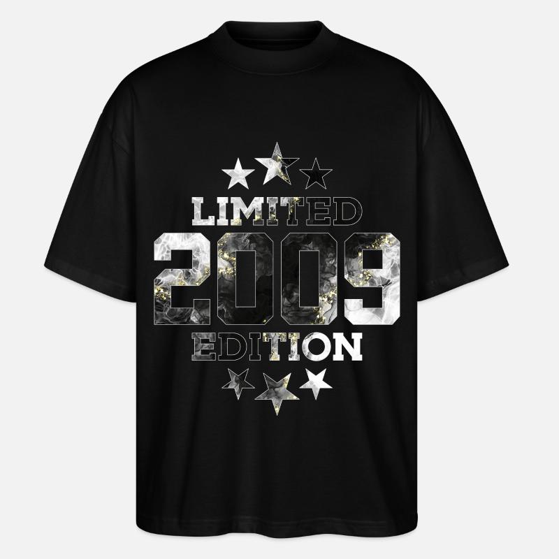 ÉDITION LIMITÉE 2009 17E ANNIVERSAIRE - T-shirt bio Blaster 2.0 coupe oversize Stanley/Stella Unisexe - noir