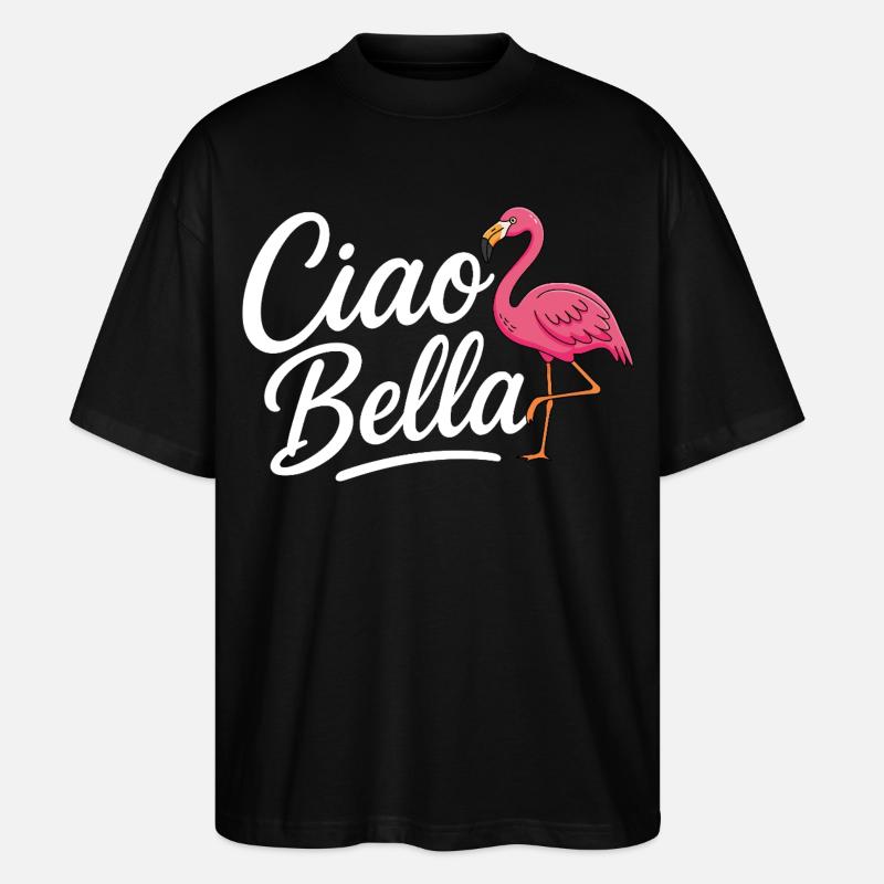 Ciao Bella - Stanley/Stella Oversized Unisex Bio T-Shirt Blaster 2.0 - Schwarz