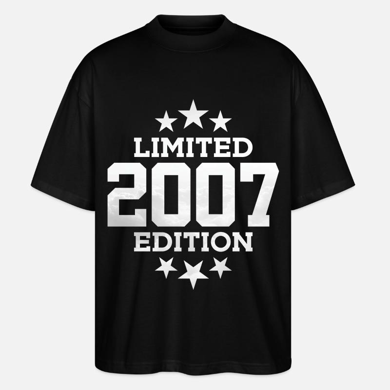 ÉDITION LIMITÉE 2007 19E ANNIVERSAIRE - T-shirt bio Blaster 2.0 coupe oversize Stanley/Stella Unisexe - noir