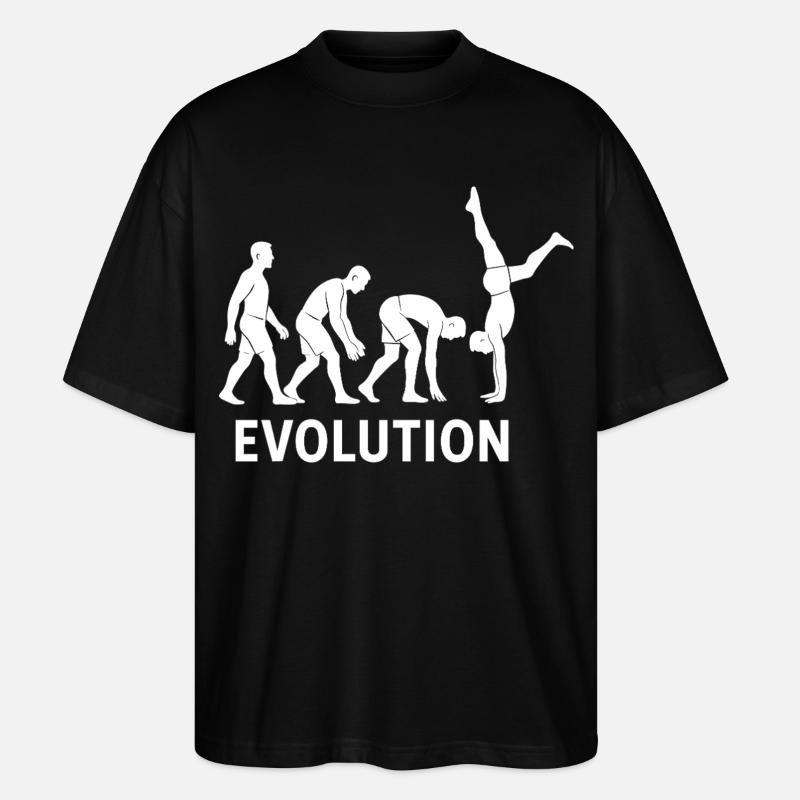 Calisthenics Evolution Fitness-Studio-Training - Stanley/Stella Oversized Unisex Bio T-Shirt Blaster 2.0 - Schwarz