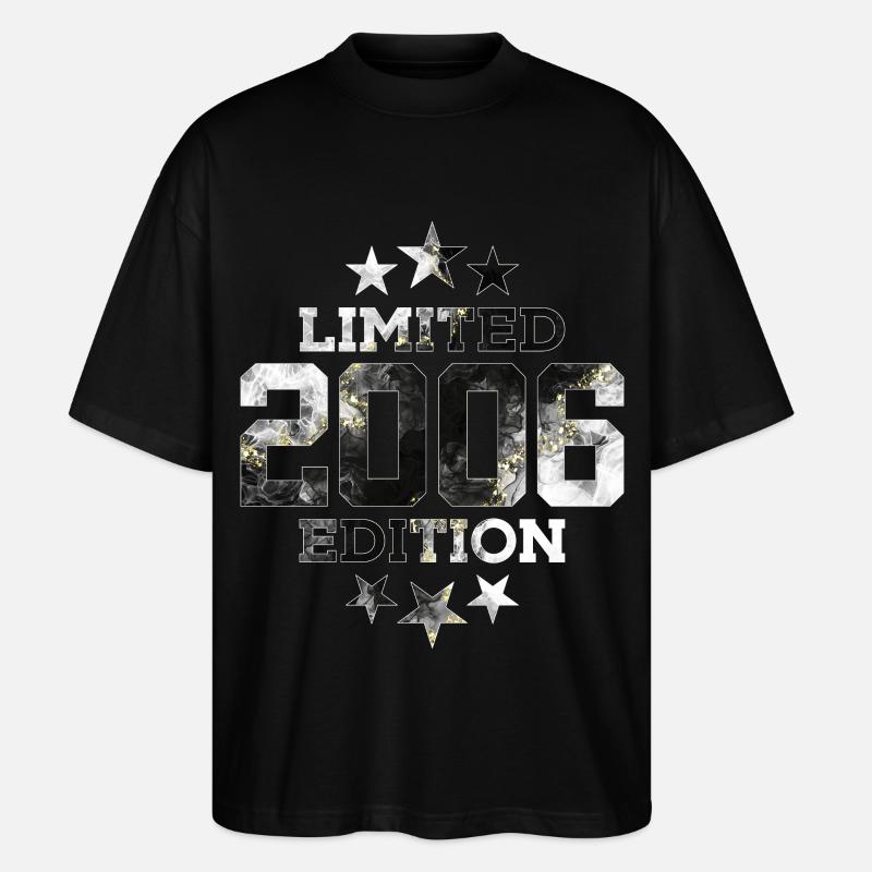 ÉDITION LIMITÉE 2006 ANNIVERSAIRE - T-shirt bio Blaster 2.0 coupe oversize Stanley/Stella Unisexe - noir
