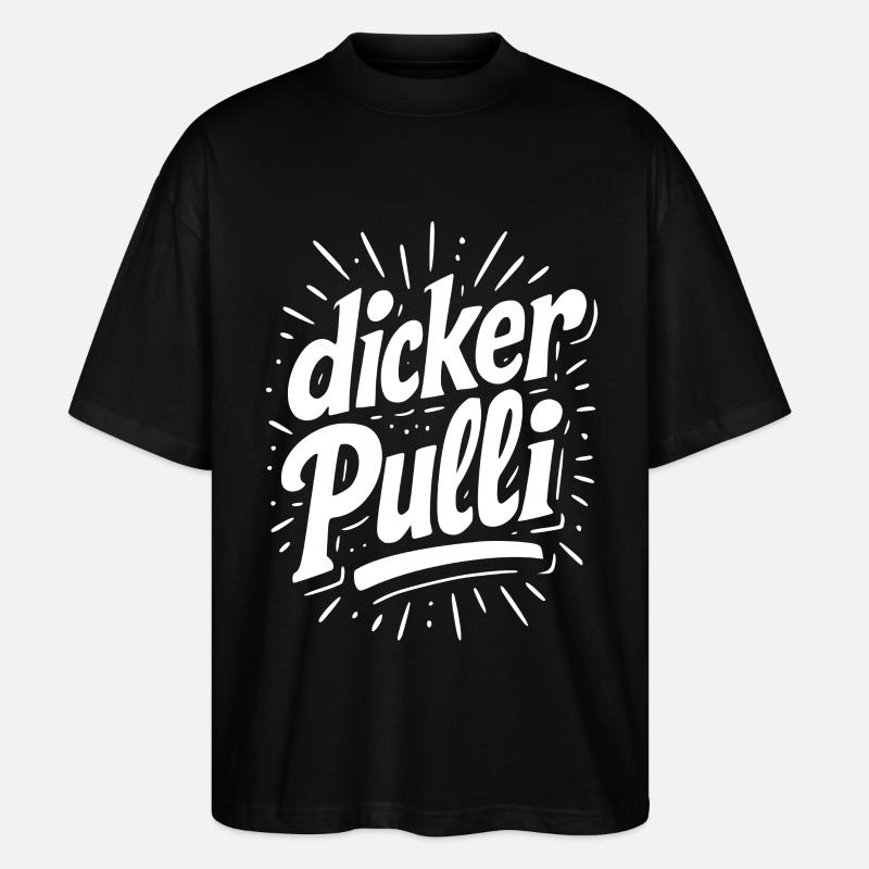 Pull épais Neon Typo - T-shirt bio Blaster 2.0 coupe oversize Stanley/Stella Unisexe - noir