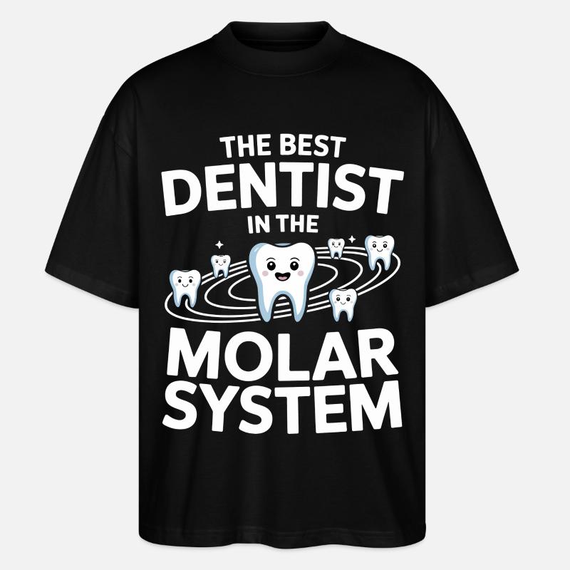 Système molaire de Zahnhelden - T-shirt bio Blaster 2.0 coupe oversize Stanley/Stella Unisexe - noir