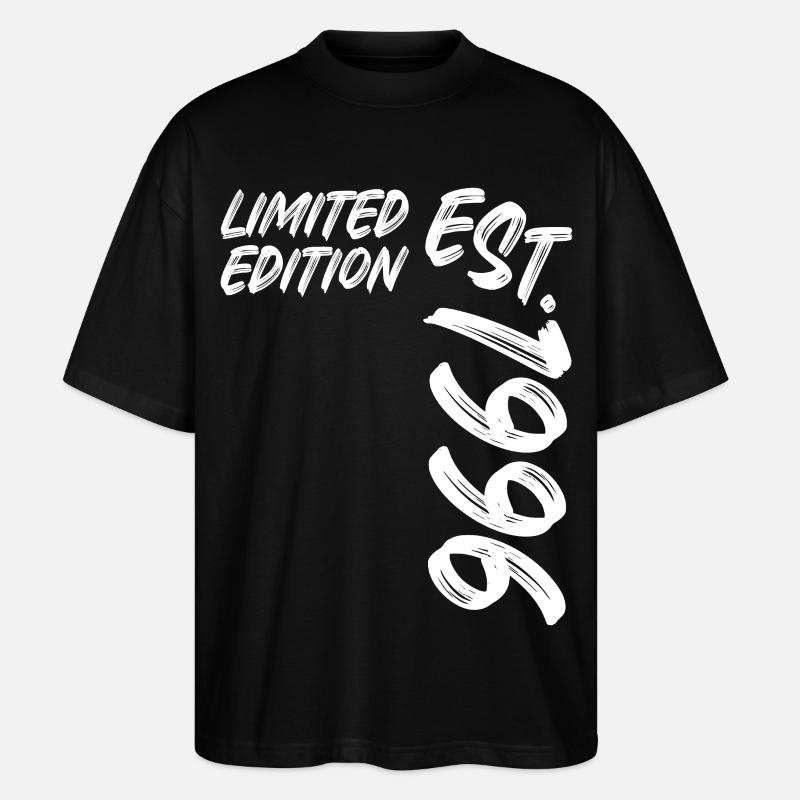 Limited Edition Est. 1996 - Stanley/Stella Oversized Unisex Bio T-Shirt Blaster 2.0 - Schwarz