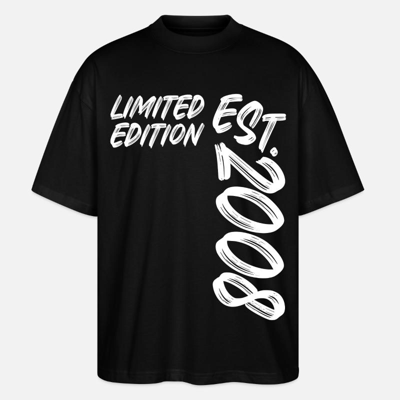 Édition limitée est. 2008 - T-shirt bio Blaster 2.0 coupe oversize Stanley/Stella Unisexe - noir
