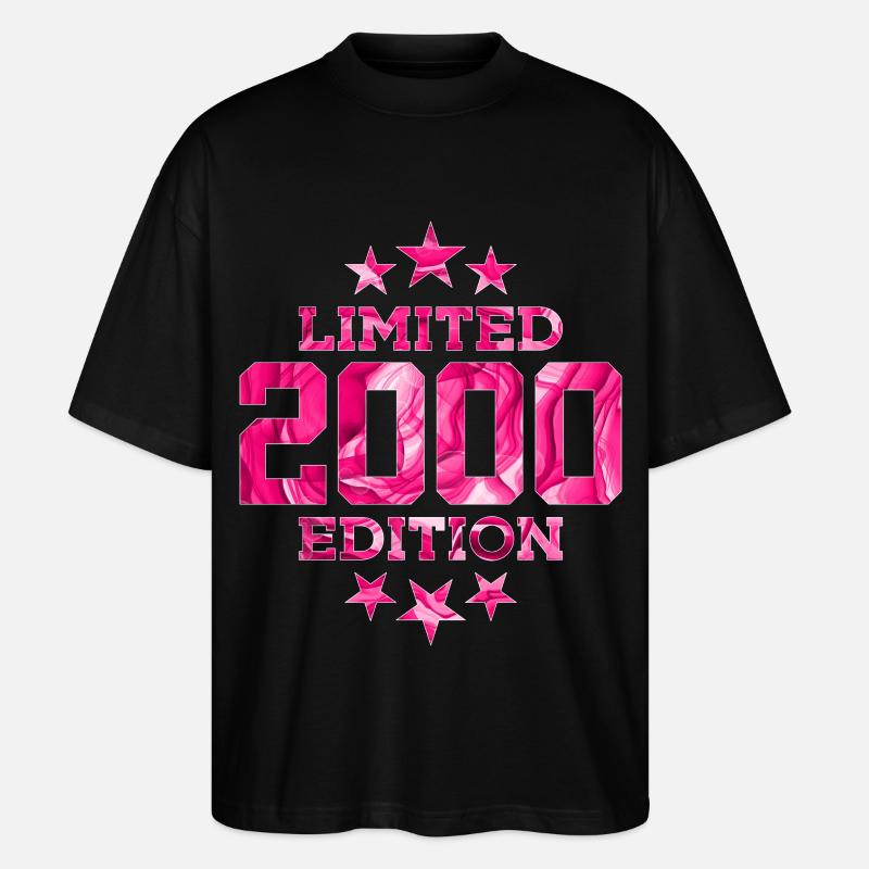 ÉDITION LIMITÉE 26E ANNIVERSAIRE 2000 - T-shirt bio Blaster 2.0 coupe oversize Stanley/Stella Unisexe - noir