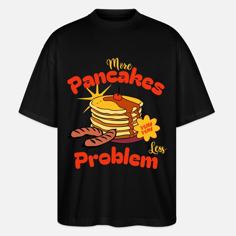 Frische Waffeln Lustiges Geschenk - Stanley/Stella Oversized Unisex Bio T-Shirt Blaster 2.0 - Schwarz