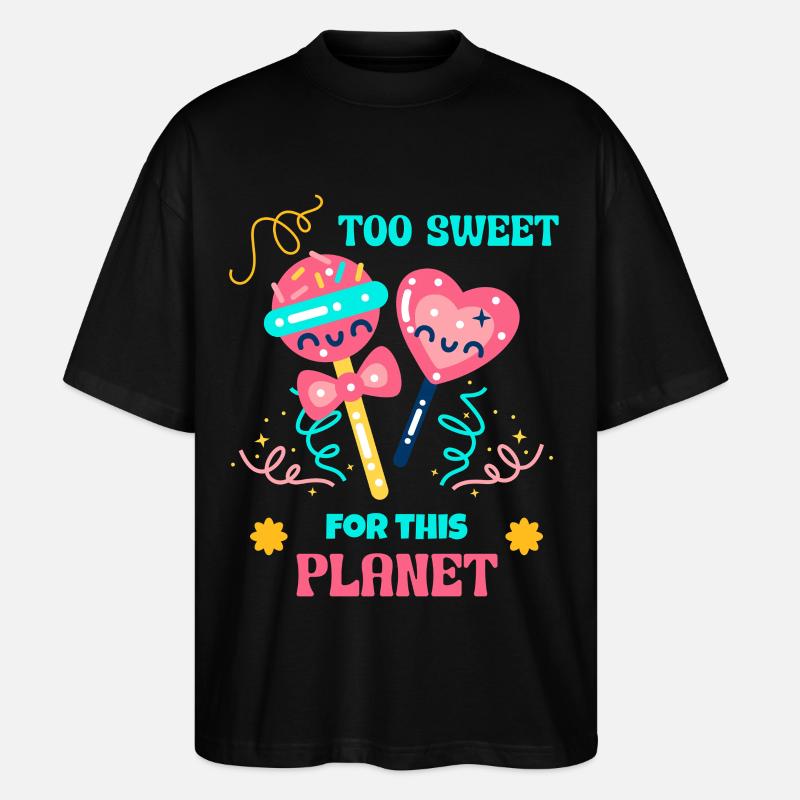Candy Queen Candy Mode - T-shirt bio Blaster 2.0 coupe oversize Stanley/Stella Unisexe - noir