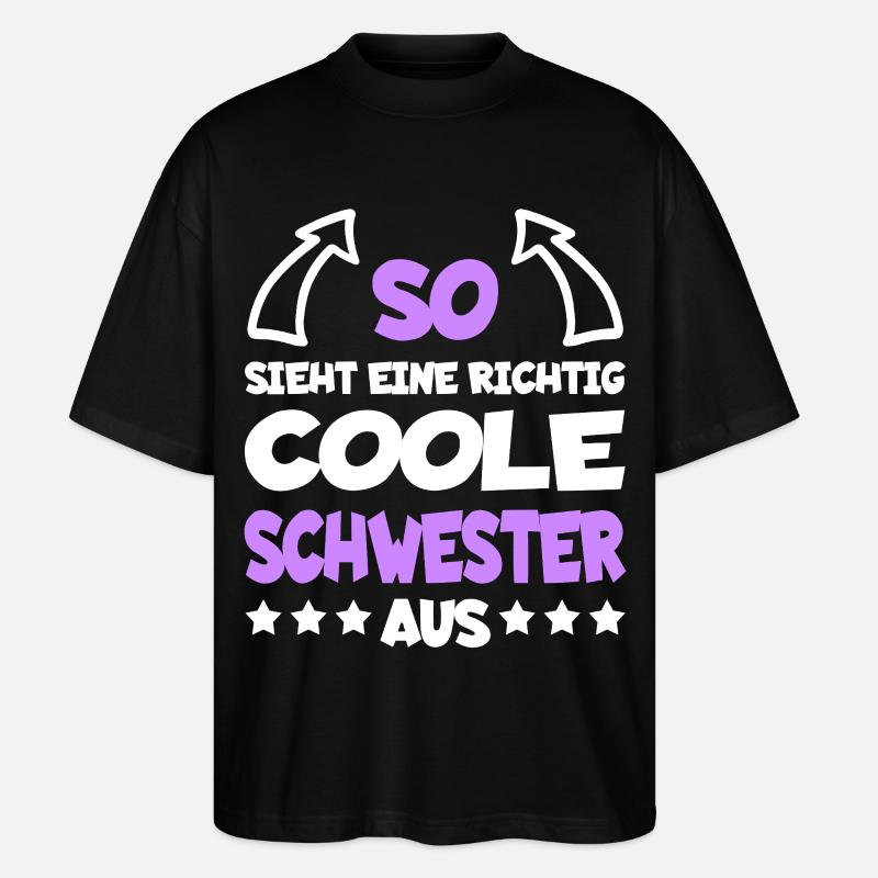 droitecoolsisterspreaddew1 - T-shirt bio Blaster 2.0 coupe oversize Stanley/Stella Unisexe - noir