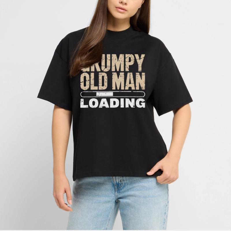 Grumpy Old Man Loading T-shirt bio Blaster 2.0 coupe oversize Stanley/Stella Unisexe