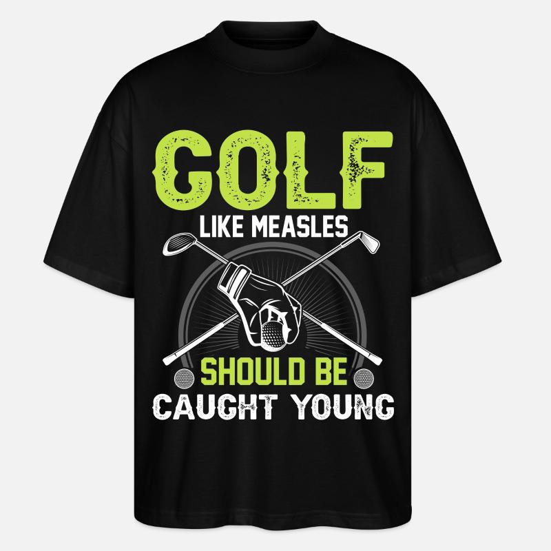 Golf - Stanley/Stella Oversized Unisex Bio T-Shirt Blaster 2.0 - Schwarz