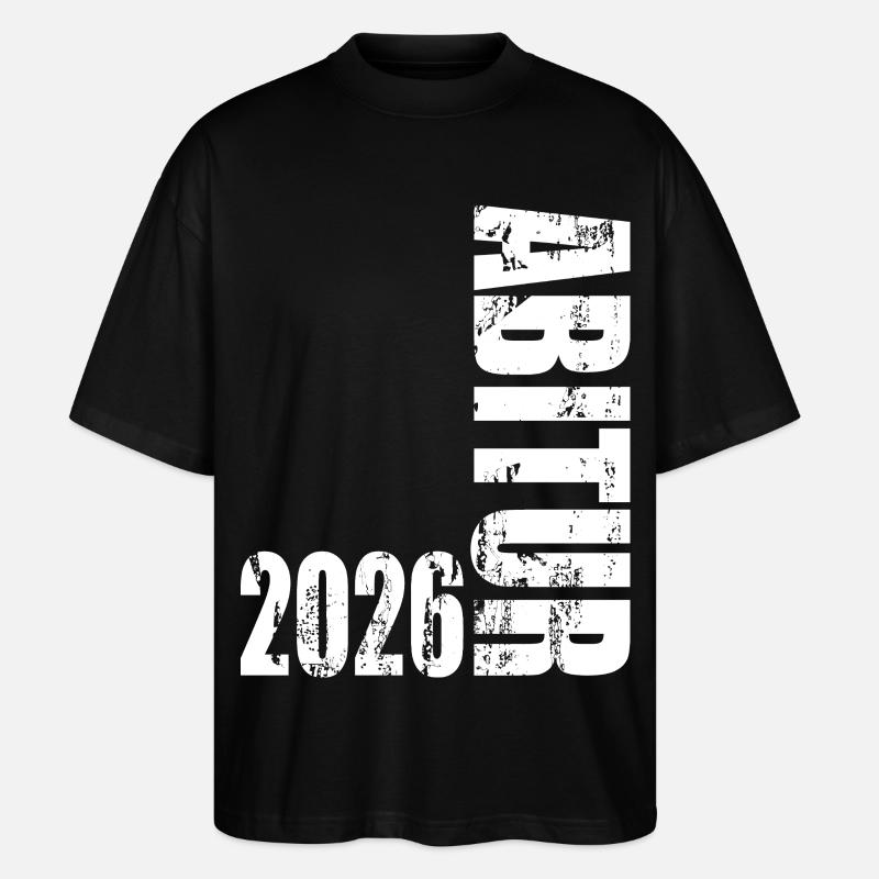 Abitur 2026 - Stanley/Stella Oversized Unisex Bio T-Shirt Blaster 2.0 - Schwarz