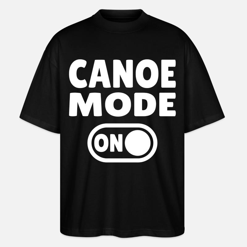 Mode canoë activé - T-shirt bio Blaster 2.0 coupe oversize Stanley/Stella Unisexe - noir