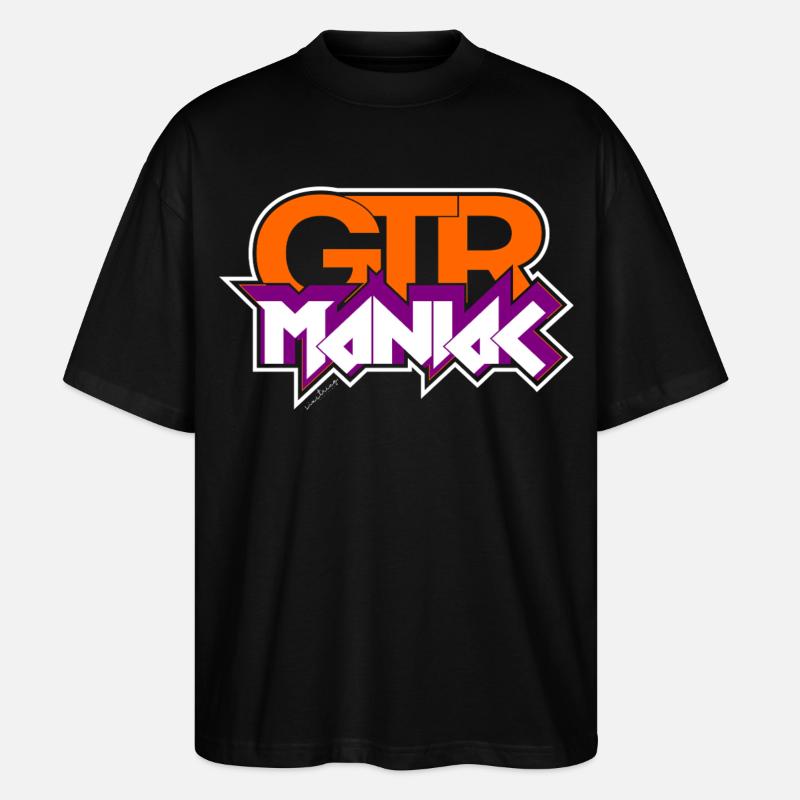 Guitar Maniac - Stanley/Stella Oversized Unisex Bio T-Shirt Blaster 2.0 - Schwarz